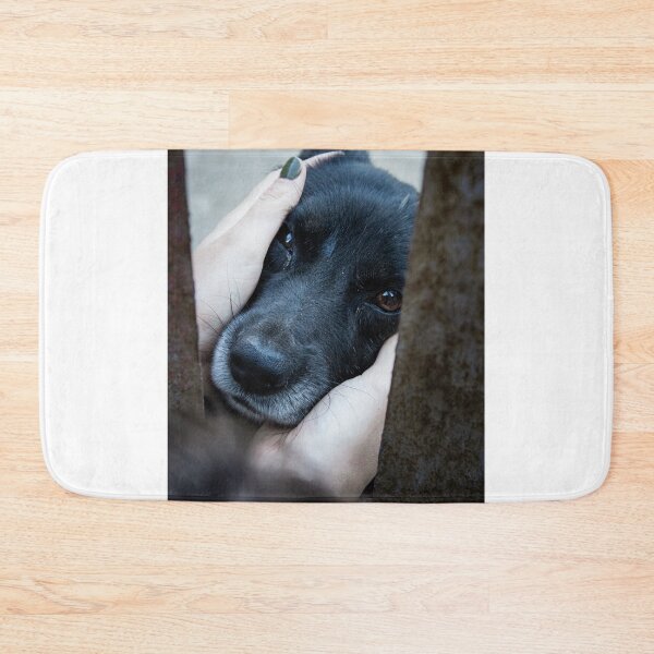 Item preview, Dog between hands designed and sold by Life-s-A-Hike.