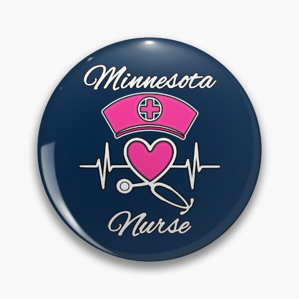 Item preview, Minnesota Nurse - Nurse Hat, Heart, and Stethoscop designed and sold by Drucifer76.