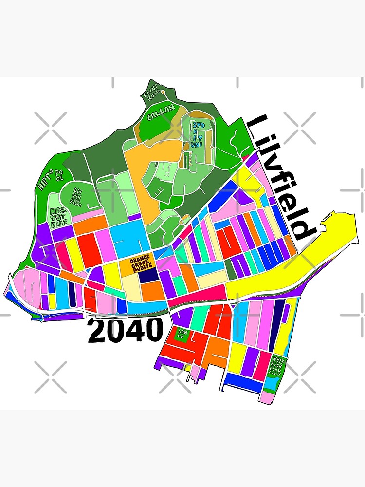 "Lilyfield NSW 2040" Poster by shtem Redbubble