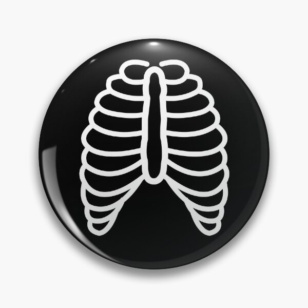 Item preview, simple human ribcage digital drawing designed and sold by tita74.