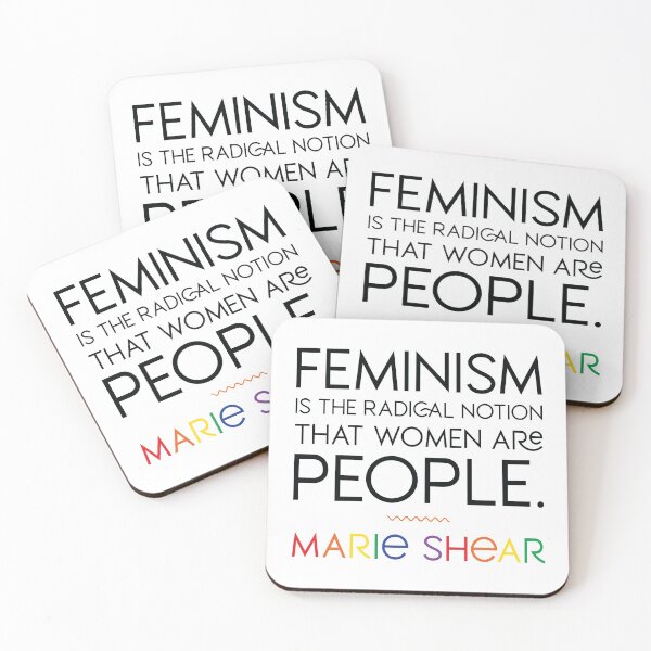 Item preview, Feminism- Marie Shear designed and sold by HeraAndKosmos.