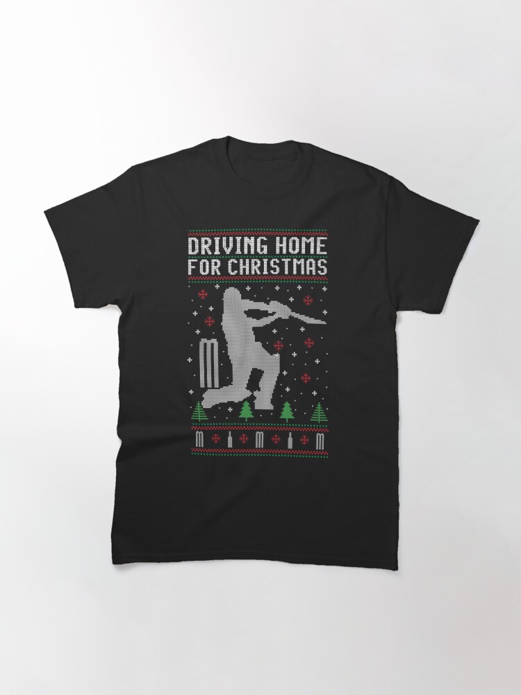 Discover Driving home for Christmas Cricket christmas  T-Shirt