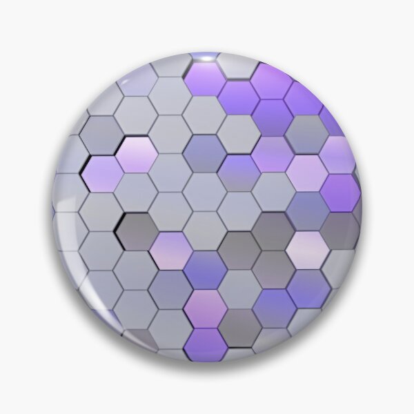 Item preview, Fondo violeta de ciencia ficción con azulejos retráctiles hexagonales 3d designed and sold by Orderposter.