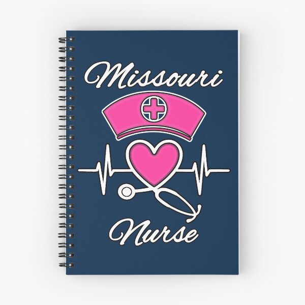 Item preview, Missouri Nurse - Nurse Hat, Heart, and Stethoscope designed and sold by Drucifer76.