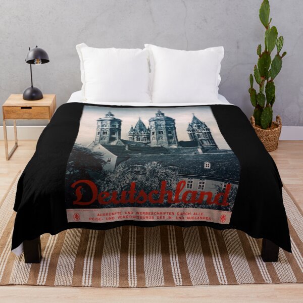 Item preview, Deutschland retro poster designed and sold by CorasPosters.