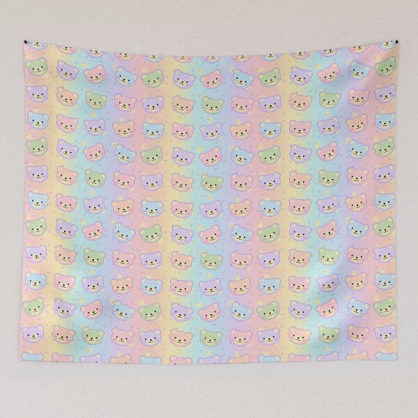 Artikelvorschau, Pastellbären Kawaii niedliche pastellästhetische Streusel entworfen und verkauft von candymoondesign.