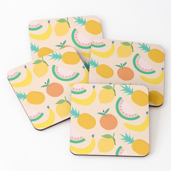 Item preview, Peachy And Tropical Fruit Pattern designed and sold by Daisies-.