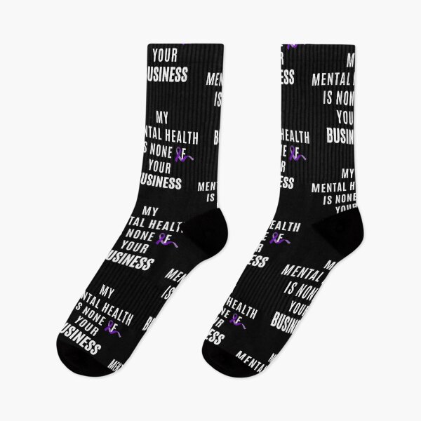 Item preview, My Mental Health is none of your Business for Alzheimer/Cancer Awareness designed and sold by SAVWIS.