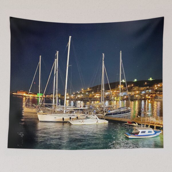 Item preview, The small pier at night designed and sold by tomg.