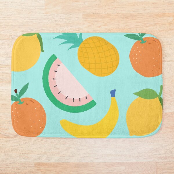 Item preview, Blue And Tropical Fruit Pattern designed and sold by Daisies-.