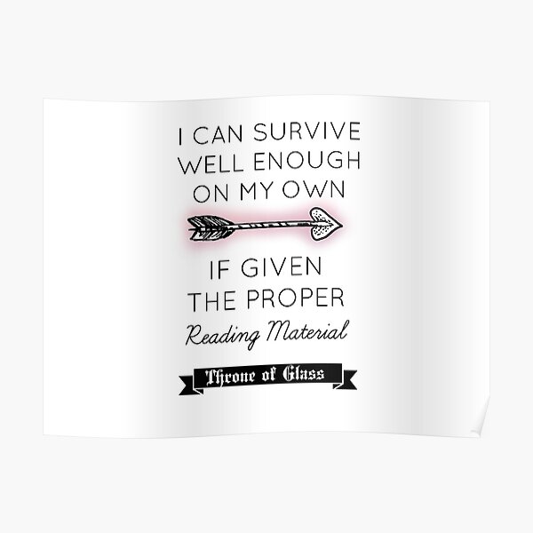 Throne of Glass - Quote Poster