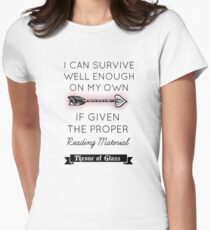 Throne of Glass - Quote Women's Fitted T-Shirt