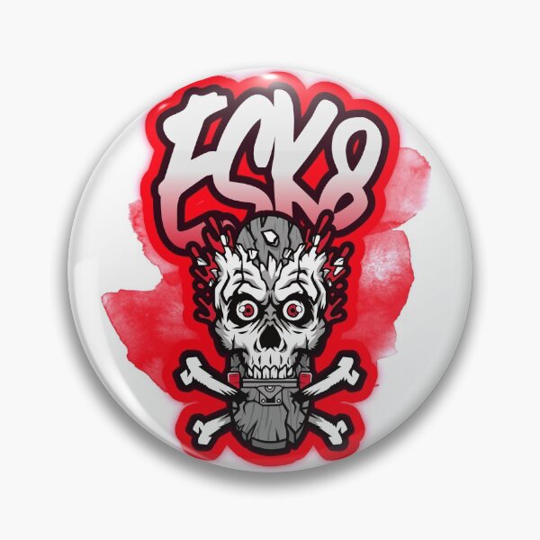 Item preview, ESK8 Skull, Board & Bones. designed and sold by SilverFoxStore.