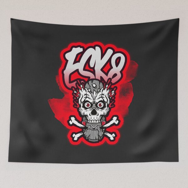 Item preview, ESK8 Skull, Board & Bones. designed and sold by SilverFoxStore.
