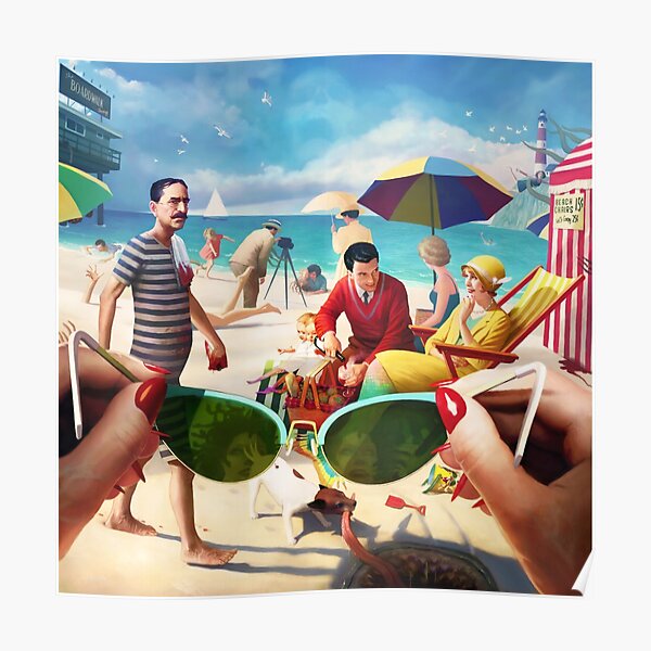 Under The Boardwalk by Jeff Lee Johnson Poster