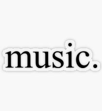 Music Transparent Sticker