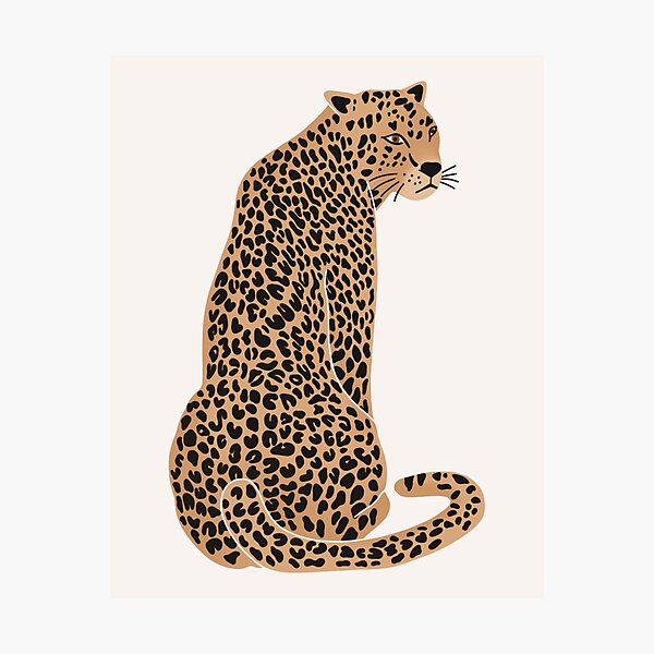 Vista previa del artículo con la obra «Ilustración de leopardo de la jungla», diseñado y vendido por jamiemaher15.