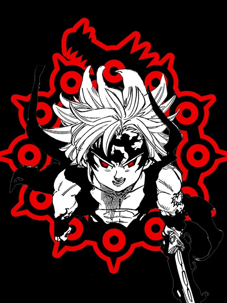 Nanatsu No Taizai Anime Meliodas Ban and King Magnet by NezuSenpai