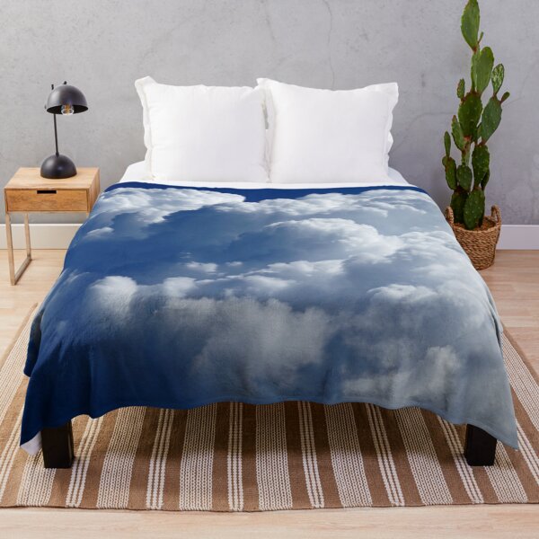 Item preview, Fluffy White Clouds Floating in the Blue Sky designed and sold by ALEX PHOTO DREAMS.