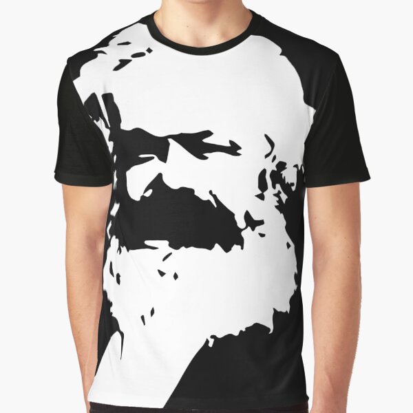 Vista previa del artículo con la obra «Dibujo a pluma y tinta de Karl Marx», diseñado y vendido por adriana-holmes.