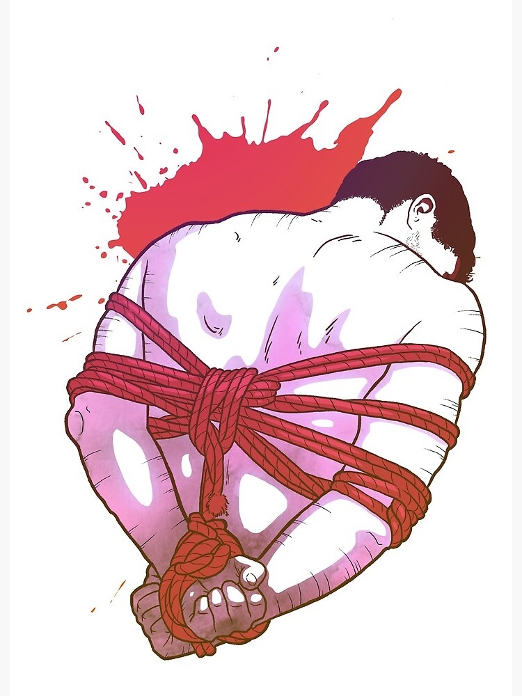 Shibari artwork - Rope art | Greeting Card