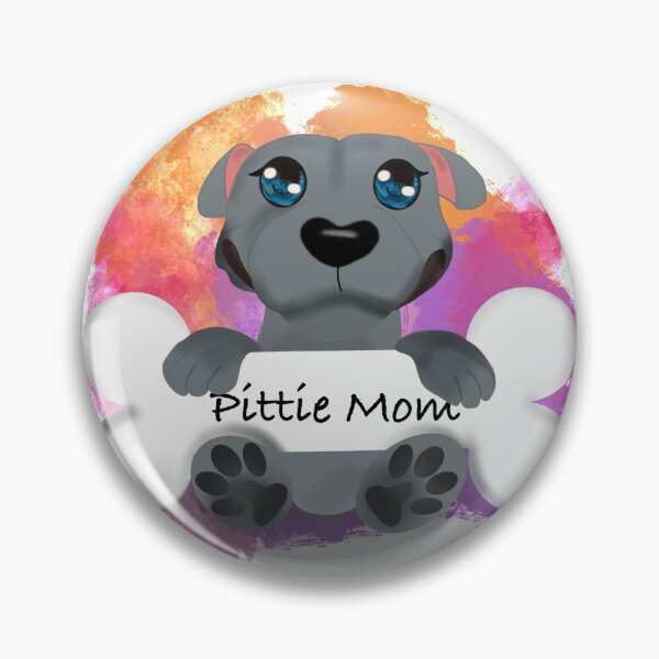 Item preview, Grey Pittie (Mom) designed and sold by AdriDraws.