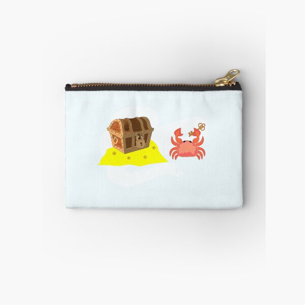 Item preview, Funny crab have found the key of the treasure box under the ocean and become rich , crabby , ocean crab animal art meme ,stealing ocean treasures designed and sold by SGS-.