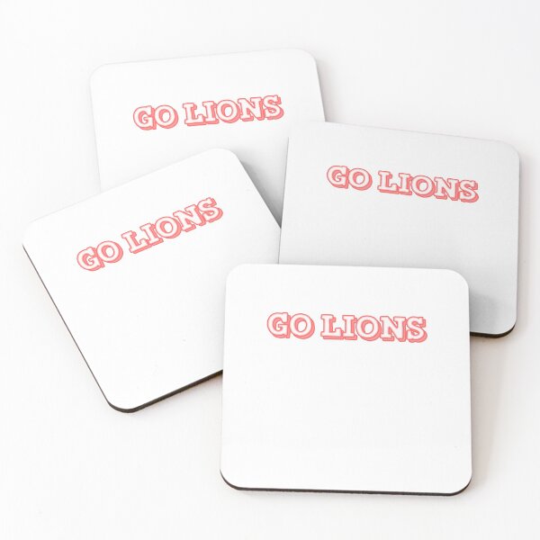 Item preview, Go Lions College Sports Team Red Football Basketball designed and sold by sharedipmemes.