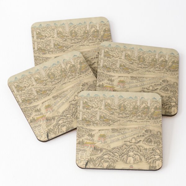 Item preview, Panoramic Map of 13 Ming Emperors (1736) designed and sold by allhistory.