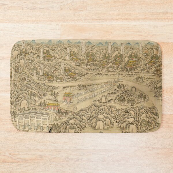 Item preview, Panoramic Map of 13 Ming Emperors (1736) designed and sold by allhistory.