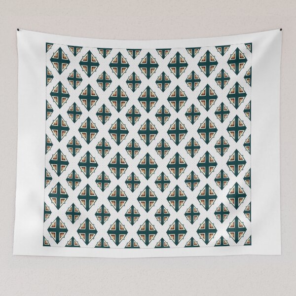 Item preview, abstract decorative geometric cute illustration pattern designed and sold by ErhanArt.