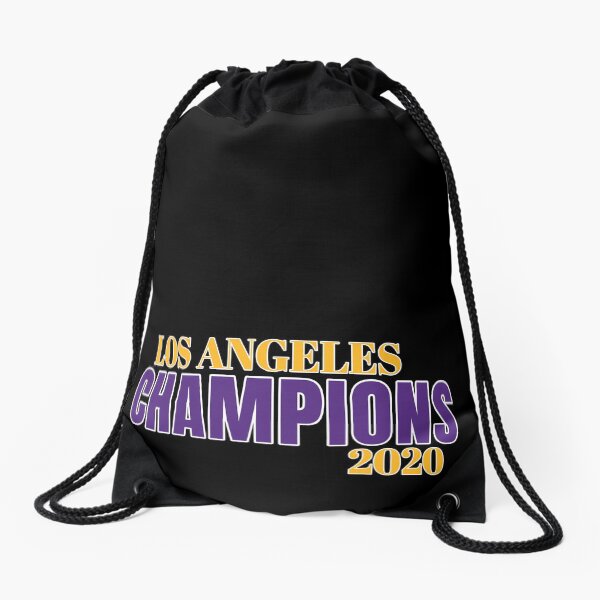 lakers drawstring bag
