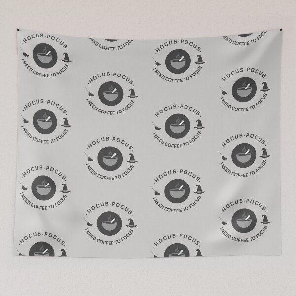 Item preview, Hocus Pocus I need coffe to focus - Funny Halloween Humor designed and sold by BlascoShop.