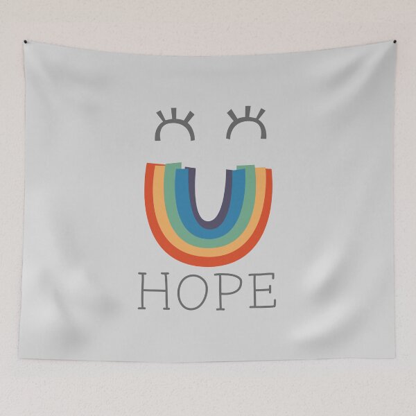 Item preview, Hope Rainbow Dark designed and sold by LouiseFranksArt.