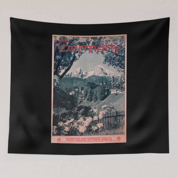 Item preview, Germany retro poster designed and sold by CorasPosters.