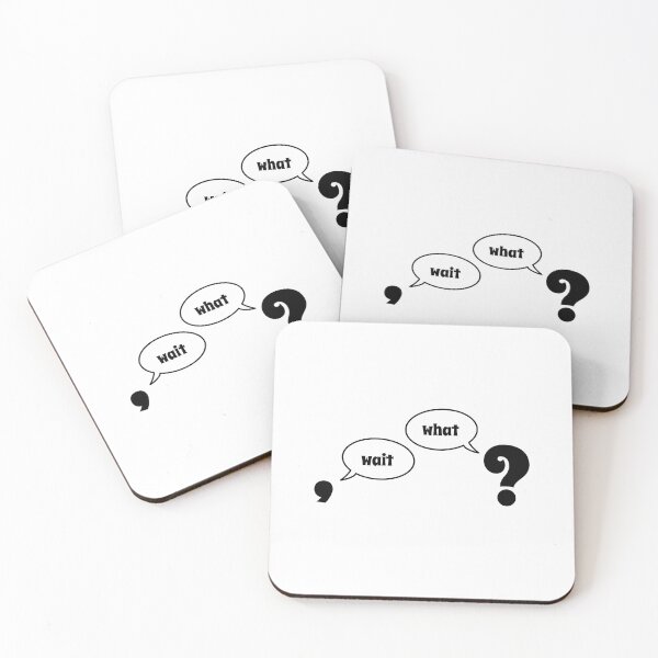 Item preview, Wait, What? - Funny Grammar Sayings designed and sold by Flip & Flop.