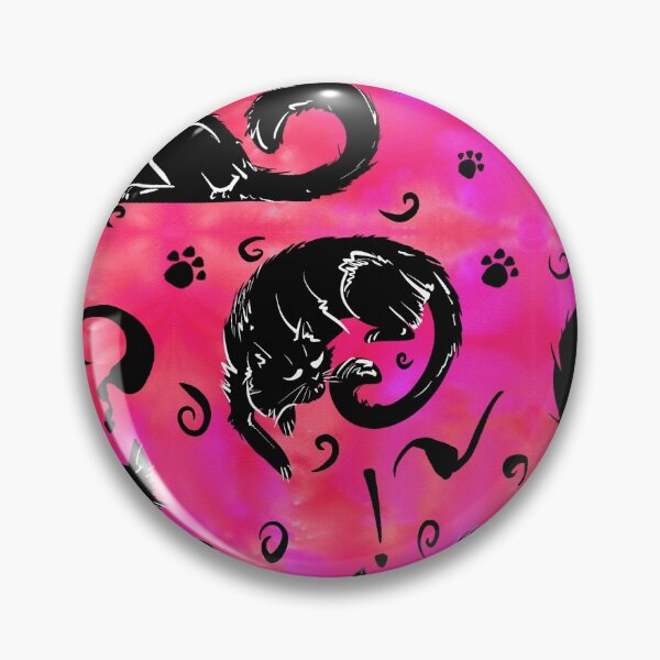 Item preview, Spoopy Kittehs in Neon Pink designed and sold by LauraGarabedian.