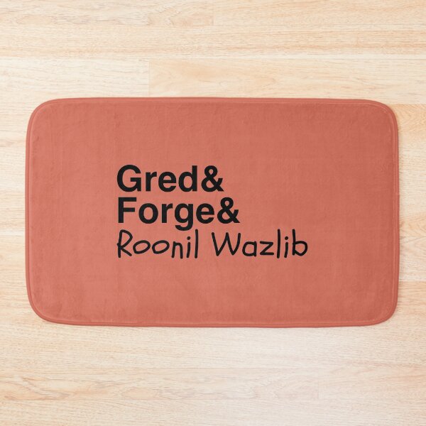 Item preview, gred and forge and roonil wazlib - black designed and sold by lexicolor.