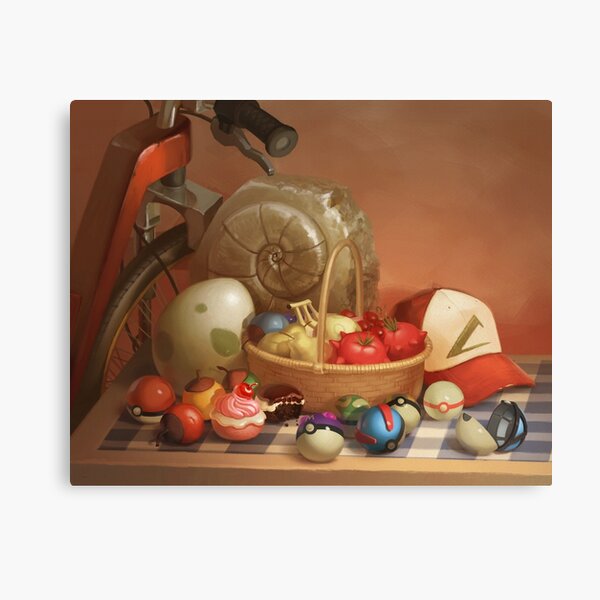 Pokemon Still Life Canvas Print