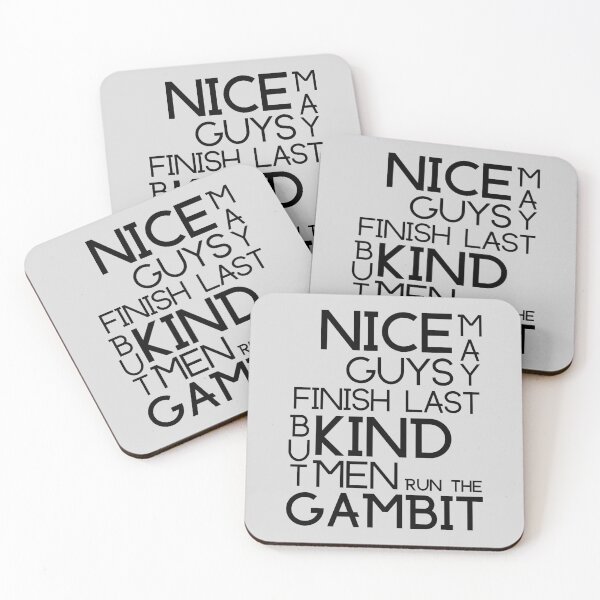 Item preview, Kind Men Run The Gambit: Gray Selection designed and sold by Intuitive Engines Apparel Co..