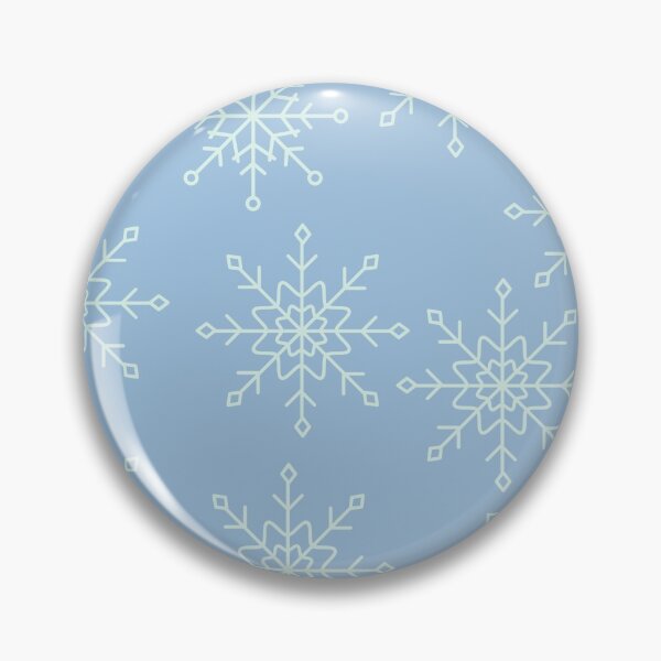 Item preview, Merry Christmask, Christmas Pattern Snowflakes Blue  designed and sold by JessyDesigns.