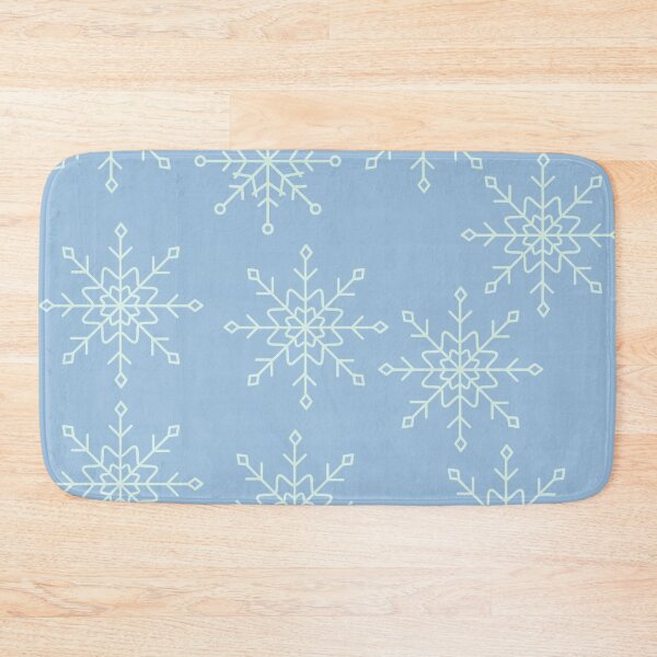 Item preview, Merry Christmask, Christmas Pattern Snowflakes Blue  designed and sold by JessyDesigns.