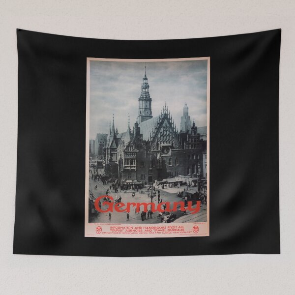 Item preview, Germany retro poster designed and sold by CorasPosters.