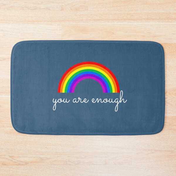 Item preview, You Are Enough + Rainbow designed and sold by cutetype.
