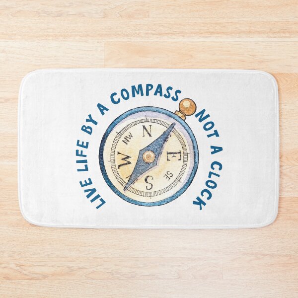 Item preview, Live Life by a compass not a clock designed and sold by bullshirter.