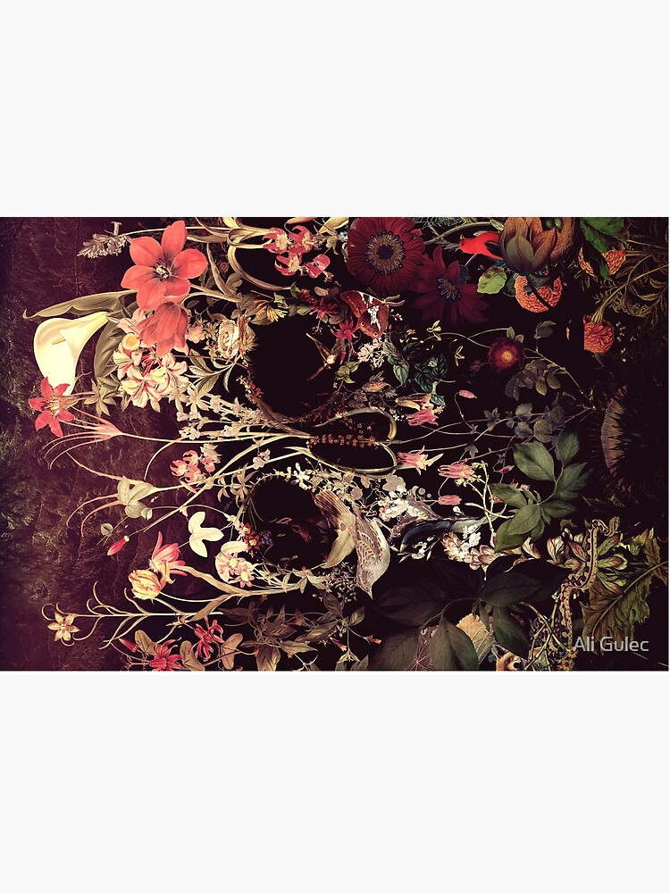 Thumbnail 3 of 3, Jigsaw Puzzle, Bloom Skull designed and sold by Ali Gulec.