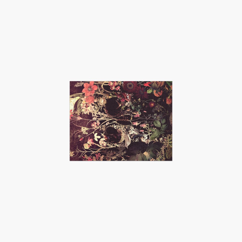 Bloom Skull Jigsaw Puzzle