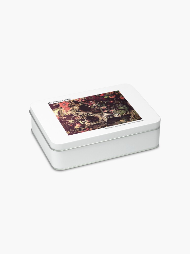 Thumbnail 2 of 3, Jigsaw Puzzle, Bloom Skull designed and sold by Ali Gulec.