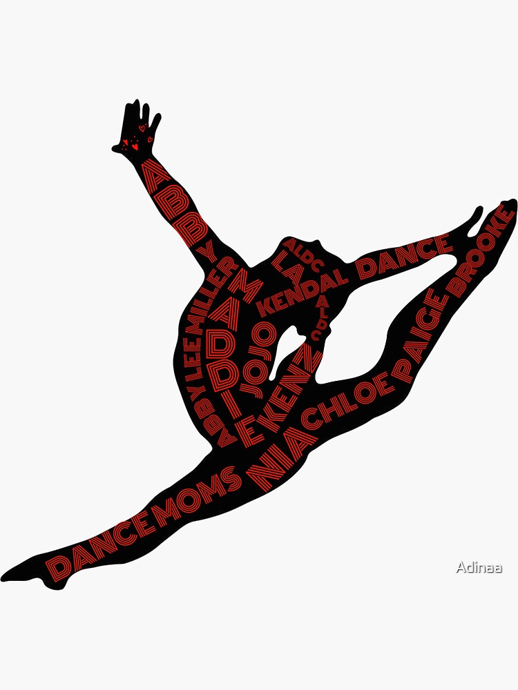 "Dance moms" Sticker by Adinaa Redbubble