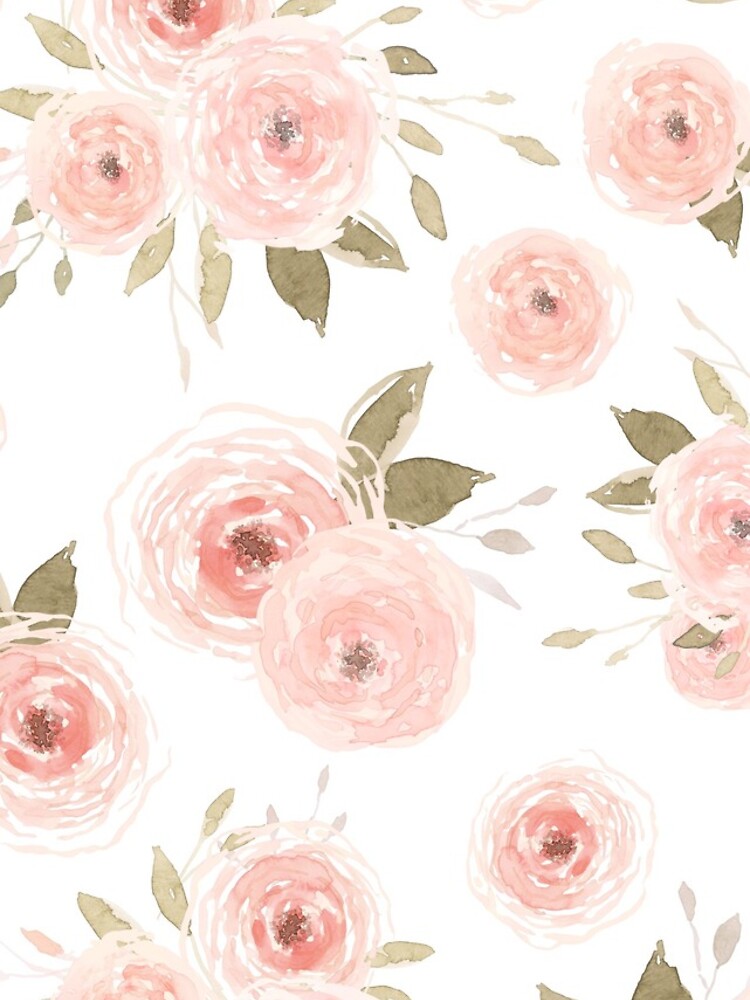 Thumbnail 4 of 4, iPhone Case, Peachy Floral designed and sold by aliawallco.